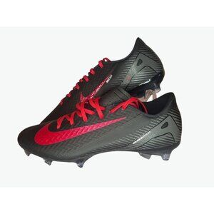 Nike Mercurial Vapor 15 Pro FG Soccer Cleats Size M7.5/W9 Black Red HQ3270-900